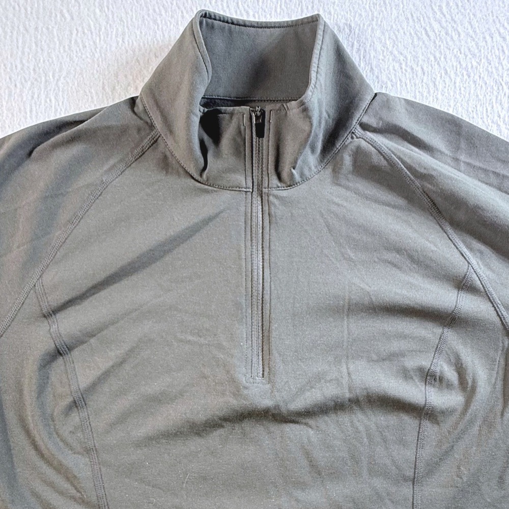 Marmot 1/4 Zip Pullover Womens Large‎ Long Sleeve Thumbhole Gray